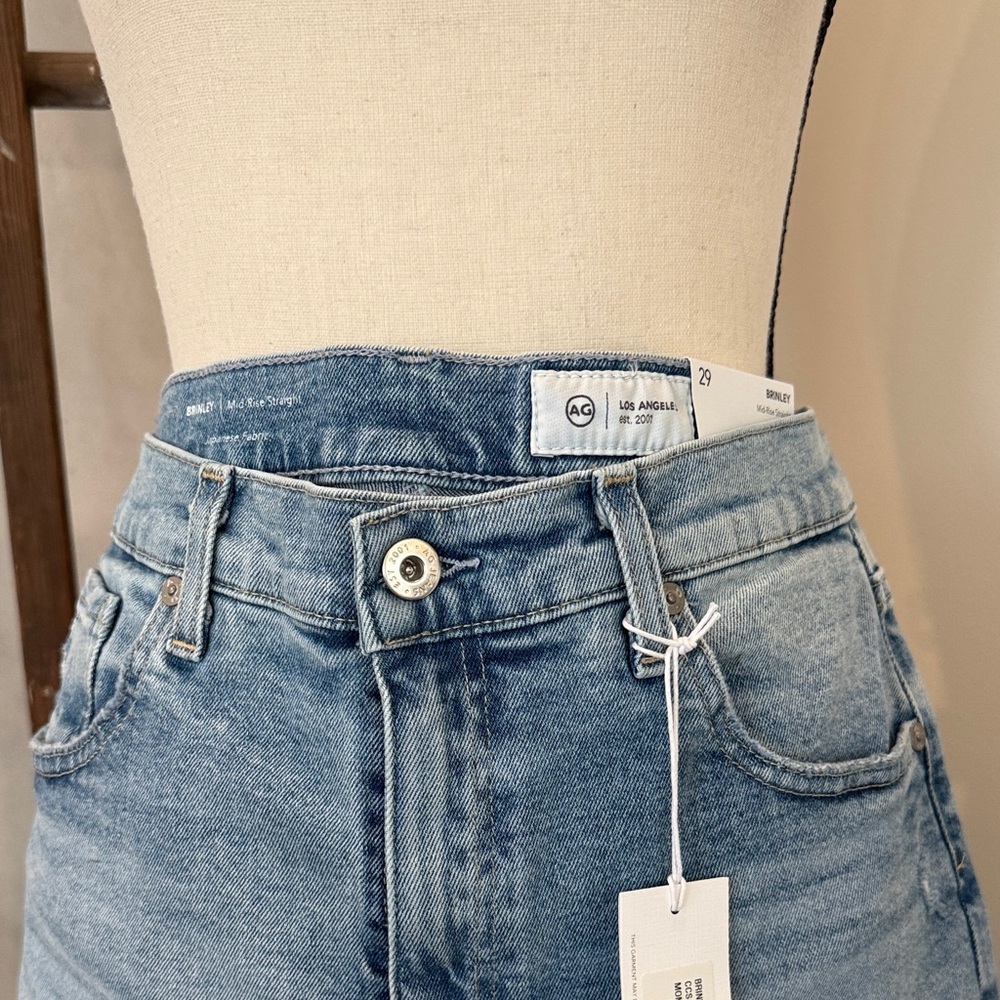 AG Adriano Goldschmied High Rise Light Blue Jeans